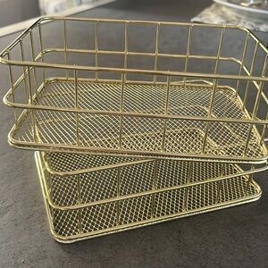 Gold Metal Jewelry Organizers